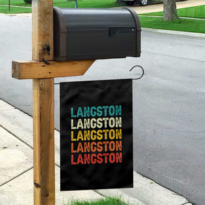 Langston Garden Flag Oklahoma Retro Vintage City TS10 Print Your Wear