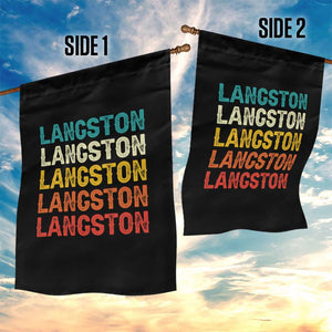 Langston Garden Flag Oklahoma Retro Vintage City TS10 Print Your Wear