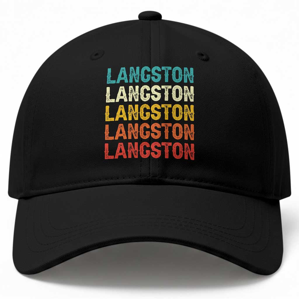 Langston Baseball Cap Oklahoma Retro Vintage City TS10 Print Your Wear