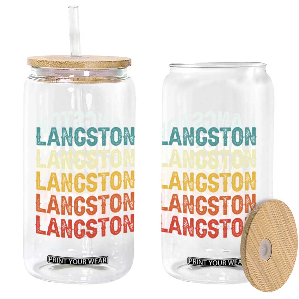 Langston Glass Can Oklahoma Retro Vintage City TS10 Print Your Wear