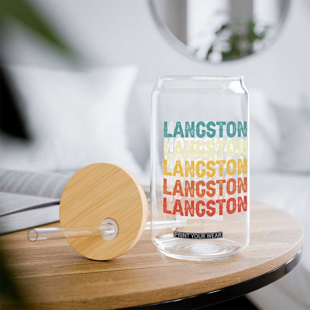 Langston Glass Can Oklahoma Retro Vintage City TS10 Print Your Wear