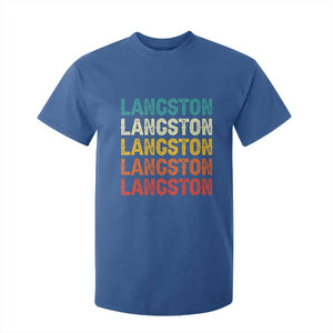 Langston T Shirt For Kid Oklahoma Retro Vintage City TS10 Royal Blue Print Your Wear