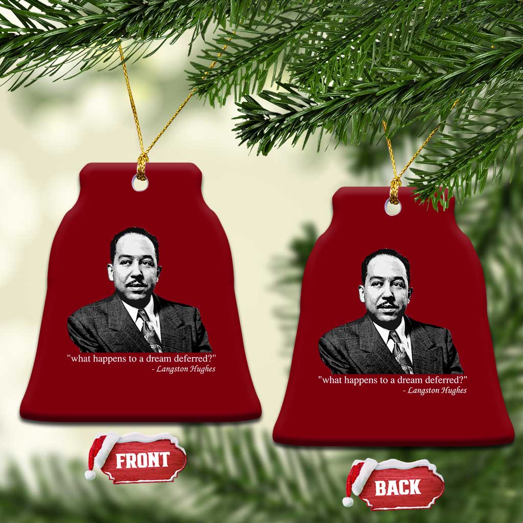 Langston Hughes Ceramic Ornament A Dream Deferred Juneteenth Black History Civil Right TS10 Print Your Wear