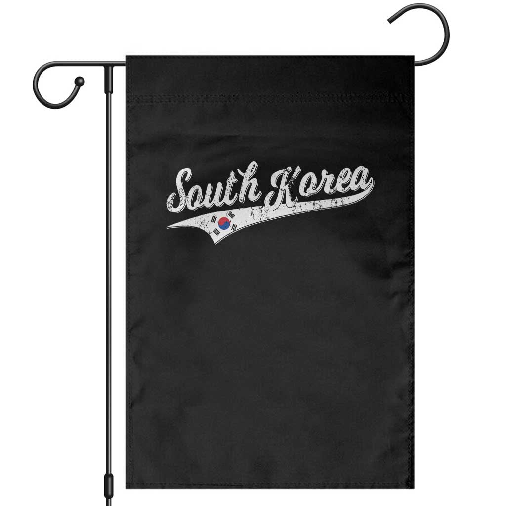 South Korea Garden Flag Retro Script Sport Korean Flag TS10 Black Print Your Wear