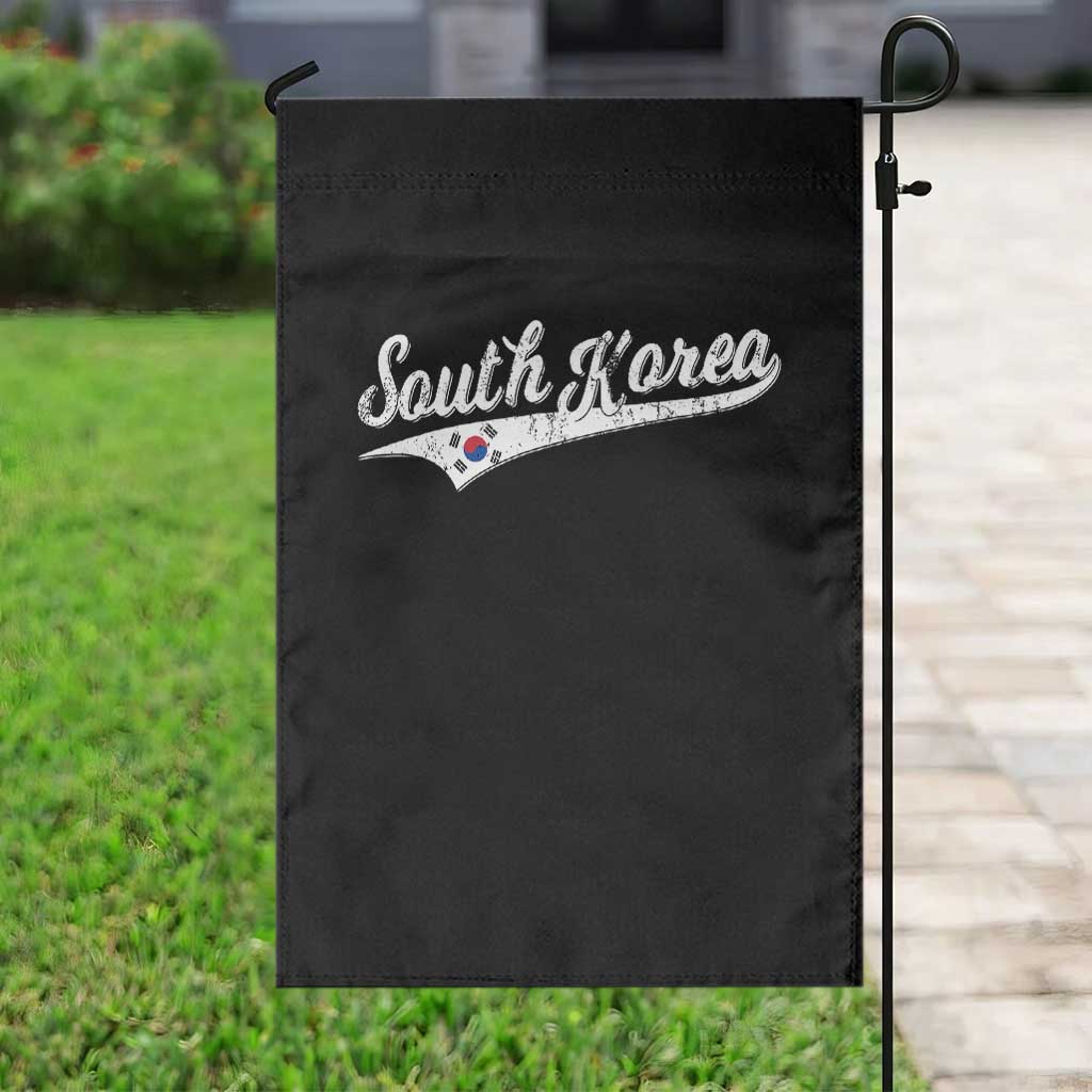 South Korea Garden Flag Retro Script Sport Korean Flag TS10 Print Your Wear