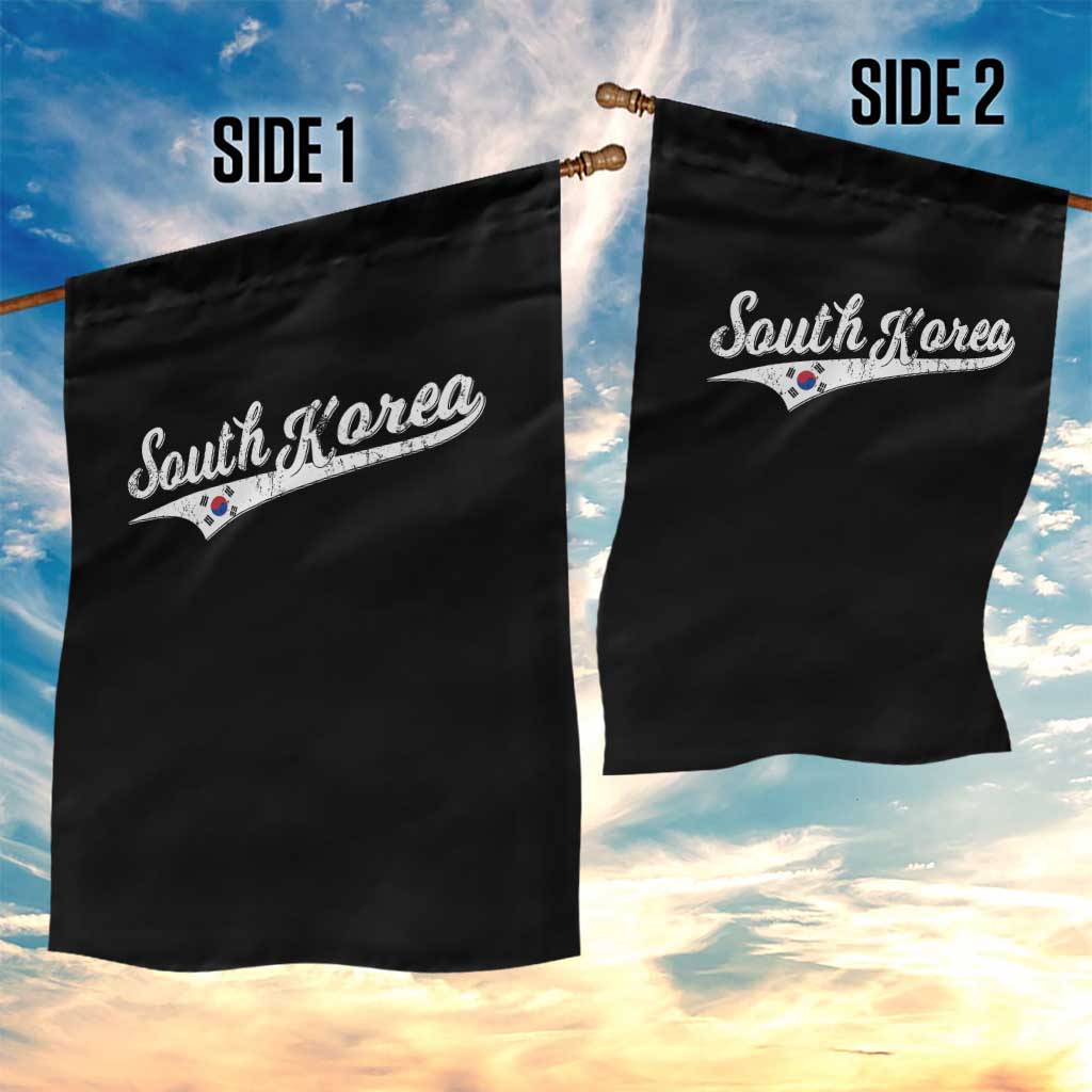 South Korea Garden Flag Retro Script Sport Korean Flag TS10 Print Your Wear