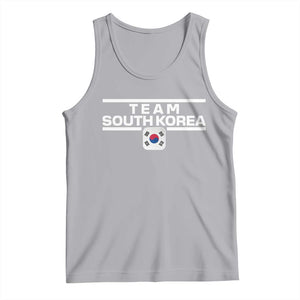 Team South Korea Korean Flag Tank Top TS10 Athletic Heather Print Your Wear