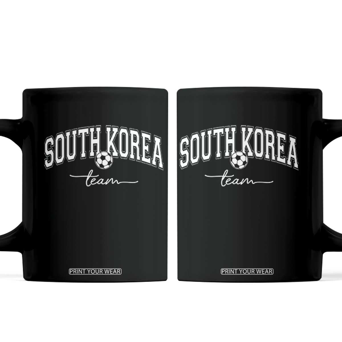 South Korea Soccer Team Coffee Mug Retro Korea National Football Fan TS10 Black Print Your Wear