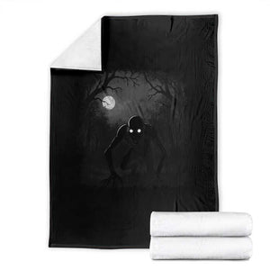 Rake Creepypasta Throw Blanket Creepy Cryptid Series Cryptozoology Gift Halloween TS10 Black Print Your Wear