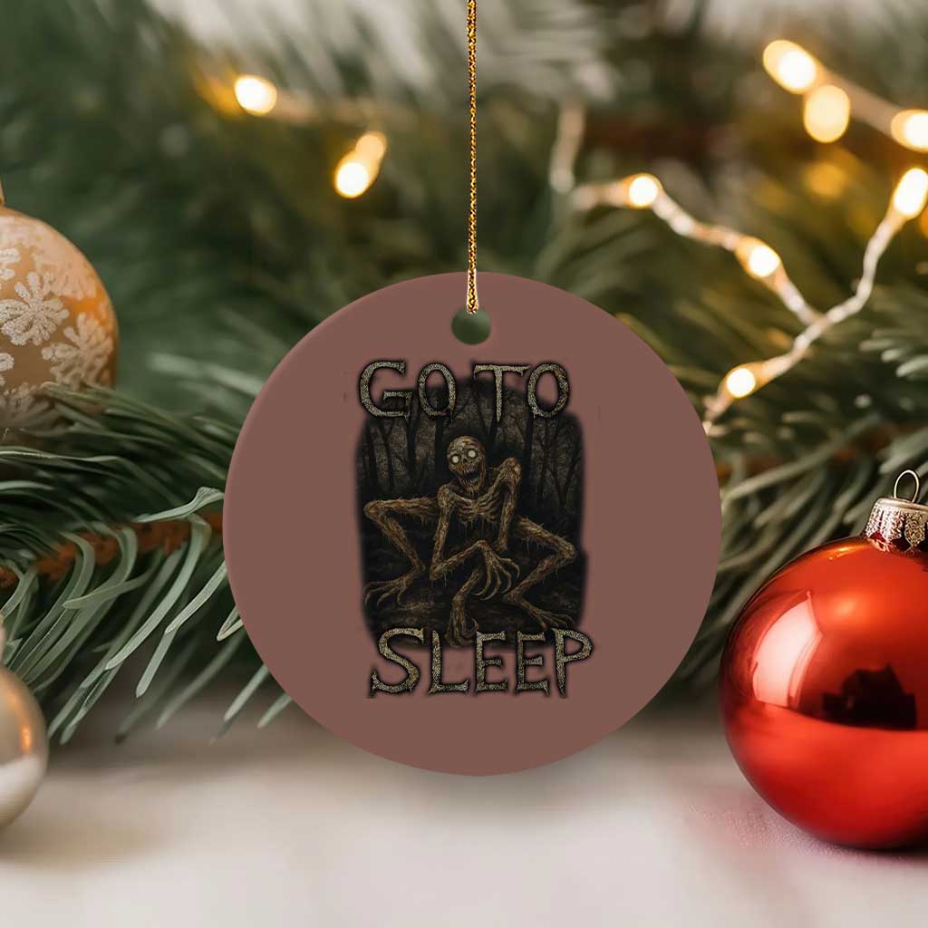 Rake Creepypasta Ceramic Ornament Creepy Cryptid Series Alt Goth Grunge Horror Aesthetic TS10 1pc Mocha Print Your Wear