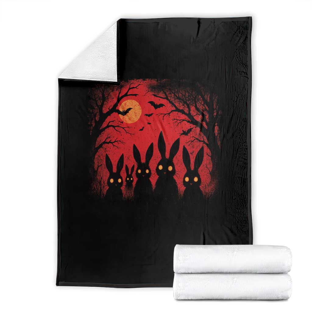 Rake Creepypasta Throw Blanket Creepy Cryptid Series Horror Goth Alt Alternative Art TS10 Black Print Your Wear