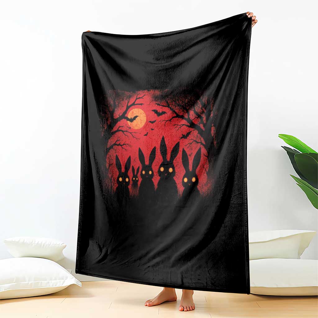 Rake Creepypasta Throw Blanket Creepy Cryptid Series Horror Goth Alt Alternative Art TS10 Print Your Wear