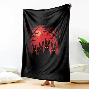 Rake Creepypasta Throw Blanket Creepy Cryptid Series Horror Goth Alt Alternative Art TS10 Print Your Wear
