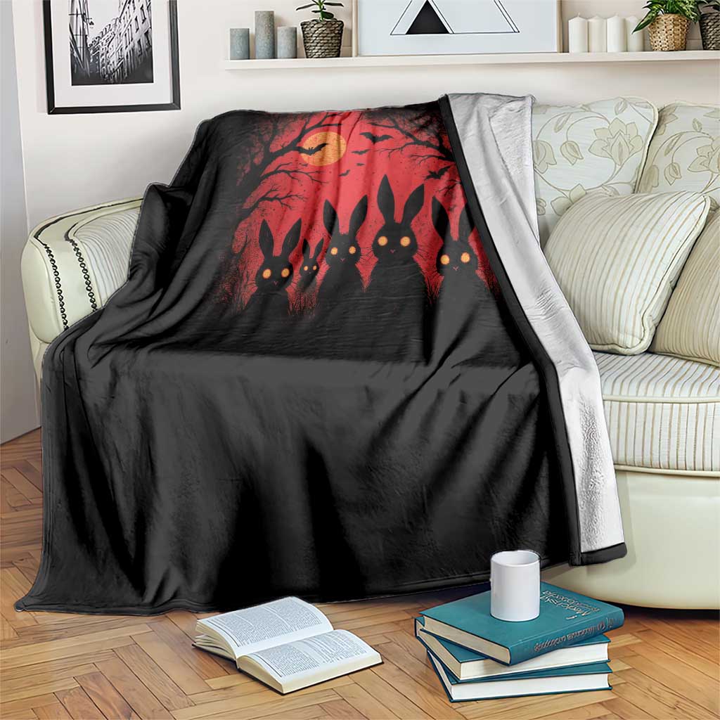 Rake Creepypasta Throw Blanket Creepy Cryptid Series Horror Goth Alt Alternative Art TS10 Print Your Wear