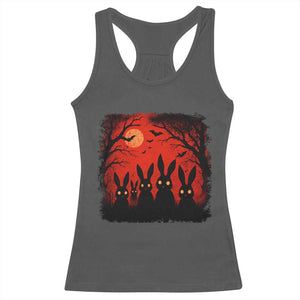 Rake Creepypasta Racerback Tank Top Creepy Cryptid Series Horror Goth Alt Alternative Art TS10 Dark Heather Print Your Wear