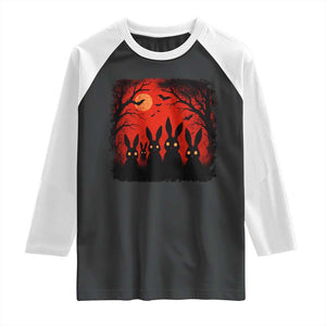 Rake Creepypasta Raglan Shirt Creepy Cryptid Series Horror Goth Alt Alternative Art TS10 Black White Print Your Wear