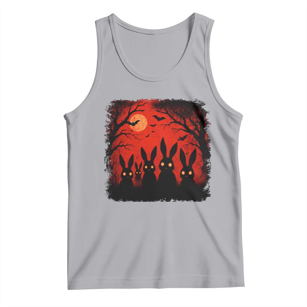 Rake Creepypasta Tank Top Creepy Cryptid Series Horror Goth Alt Alternative Art TS10 Athletic Heather Print Your Wear