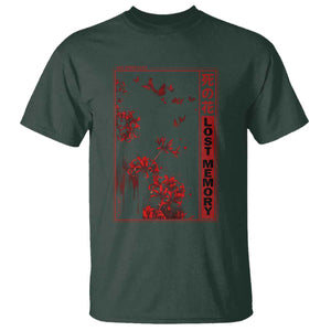 Japanese Spider Lily T Shirt Soft Grunge Anime Aesthetic Flower TS10 Dark Forest Green Print Your Wear