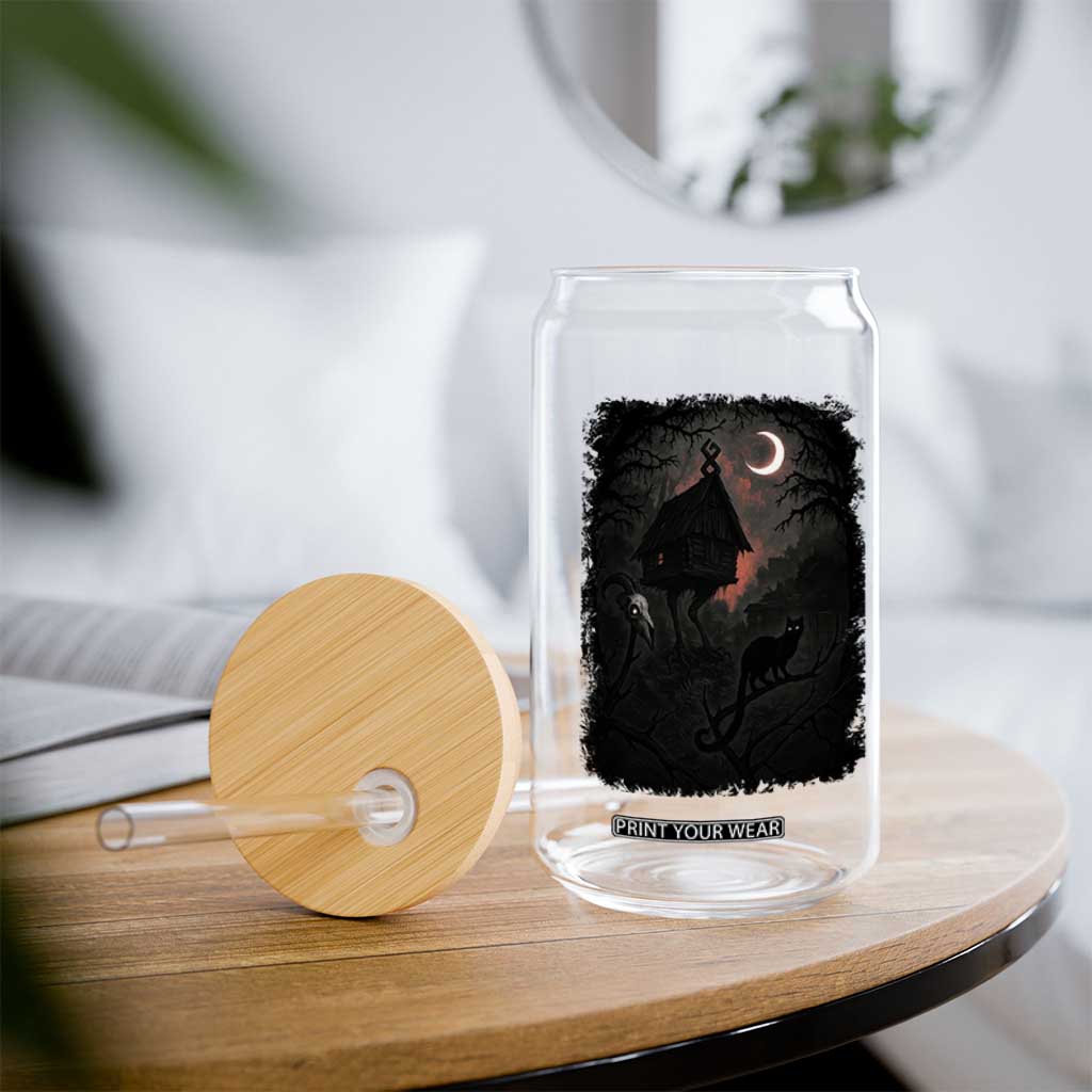 Baba Yaga House Glass Can Gothic Slavic Folklore Russia Fairy Tale TS10 Print Your Wear