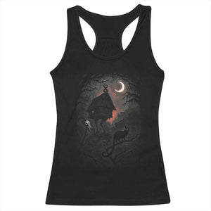 Baba Yaga House Racerback Tank Top Gothic Slavic Folklore Russia Fairy Tale TS10 Black Print Your Wear