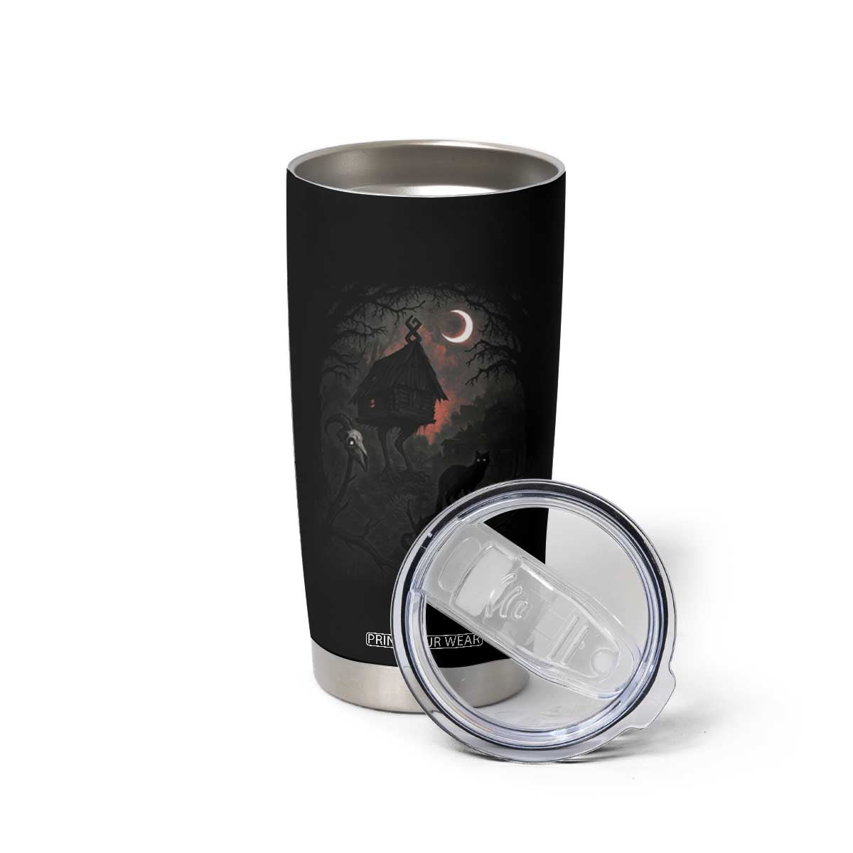 Baba Yaga House Tumbler Cup Gothic Slavic Folklore Russia Fairy Tale TS10 Print Your Wear