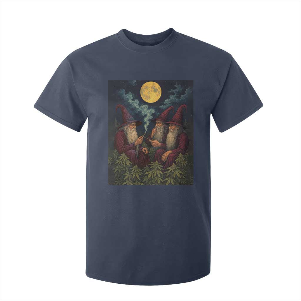 Wizard 420 Smoking Marijuana T Shirt For Kid Funny Stoner Weed Lover Meme TS10 Navy Print Your Wear