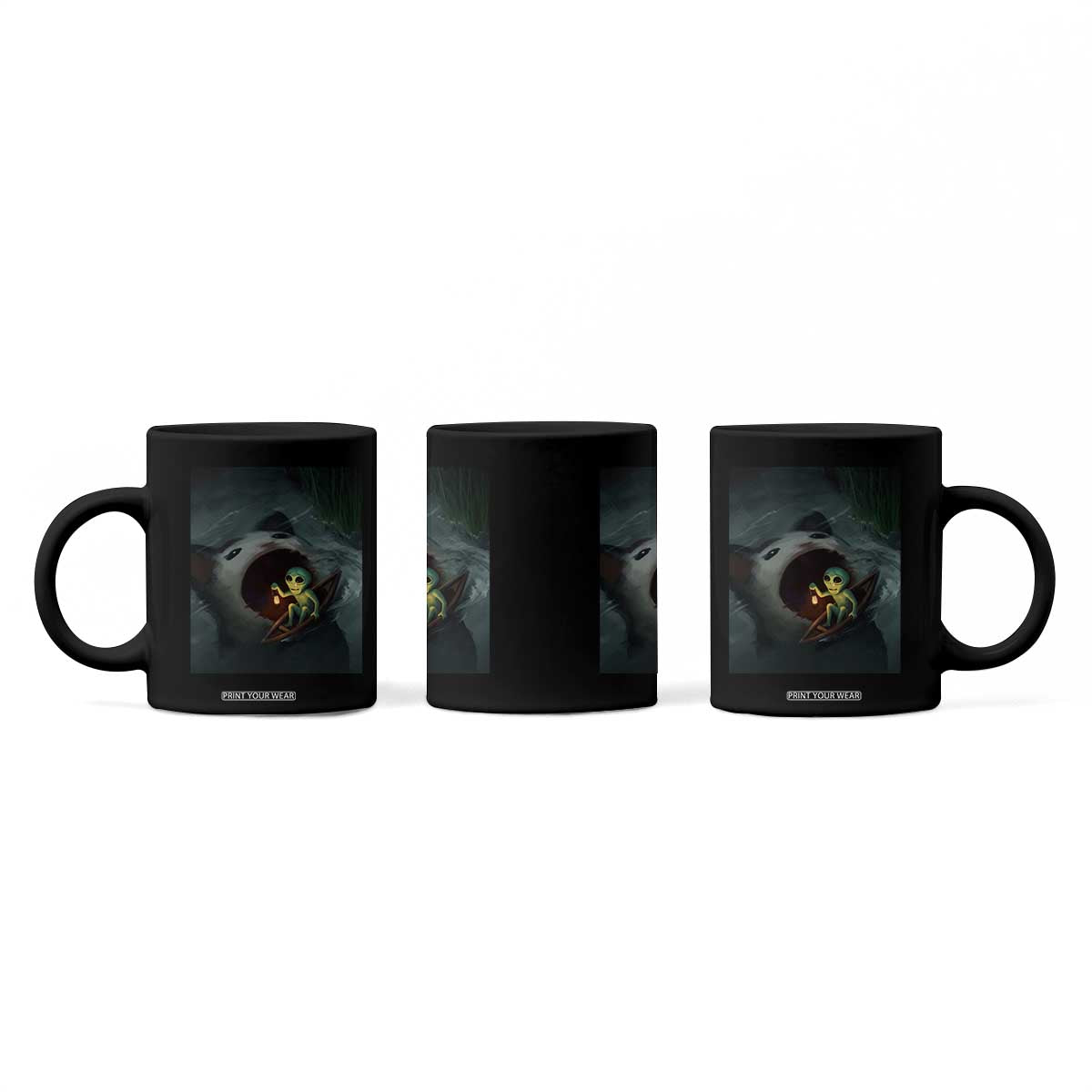 Funny Alien Cat Meme Coffee Mug Weird Silly TS10 Print Your Wear