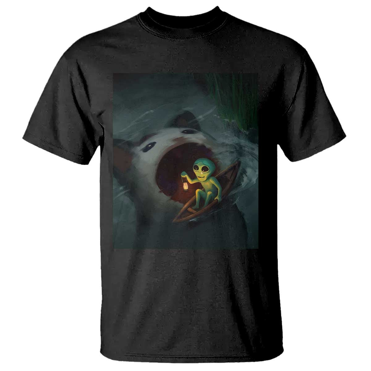 Funny Alien Cat Meme T Shirt Weird Silly TS10 Black Print Your Wear