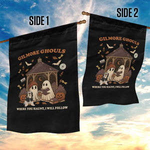 Gilmore Ghouls Halloween Garden Flag Retro Book Lover Cute Ghost Fall Pumpkin TS10 Print Your Wear