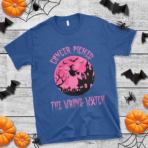Breast Cancer Halloween T Shirt In October We Wear Pink Witch TS10 Royal Blue Print Your Wear