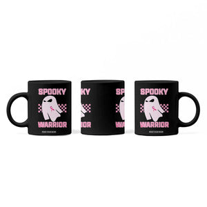 Breast Cancer Halloween Coffee Mug Ghost Wear Pink Ribbon Spooky Warrior TS10 Print Your Wear