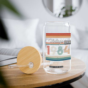 1984 Retro Birthday Glass Can Vintage 42th Birthday Gift Classic 90s Style TS10 Print Your Wear