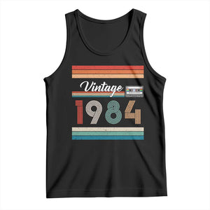 1984 Retro Birthday Tank Top Vintage 42th Birthday Gift Classic 90s Style TS10 Black Print Your Wear
