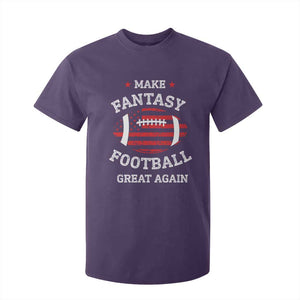 Funny Make Fantasy Football Great Again T Shirt For Kid TS10 Purple Print Your Wear