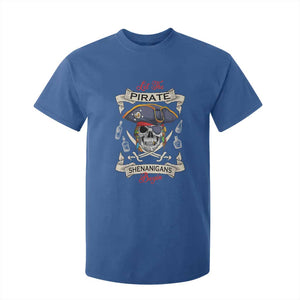 Skull Pirate Let The Pirate Shenanigans Begin T Shirt For Kid Halloween Crossbones Freebooter TS10 Royal Blue Print Your Wear