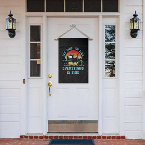 It's Fine I'm Fine Everything Is Fine Funny Cat Garden Flag Christmas Gift TS10 Print Your Wear