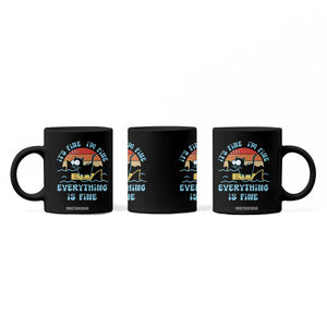 It's Fine I'm Fine Everything Is Fine Funny Cat Coffee Mug Christmas Gift TS10 Print Your Wear