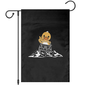 Duck Offroad Car Garden Flag Funny Off Roading ATV Off Road TS10 Black Print Your Wear