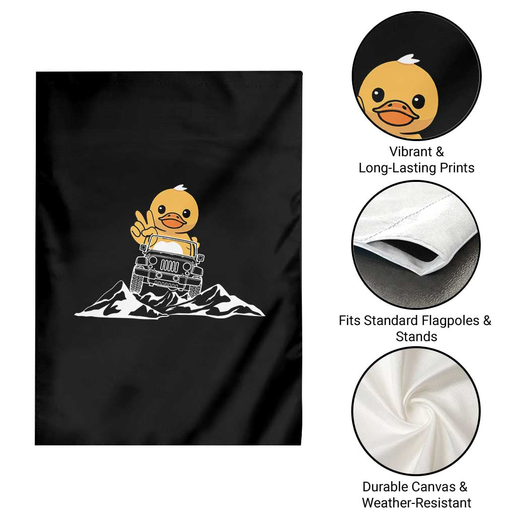 Duck Offroad Car Garden Flag Funny Off Roading ATV Off Road TS10 Print Your Wear