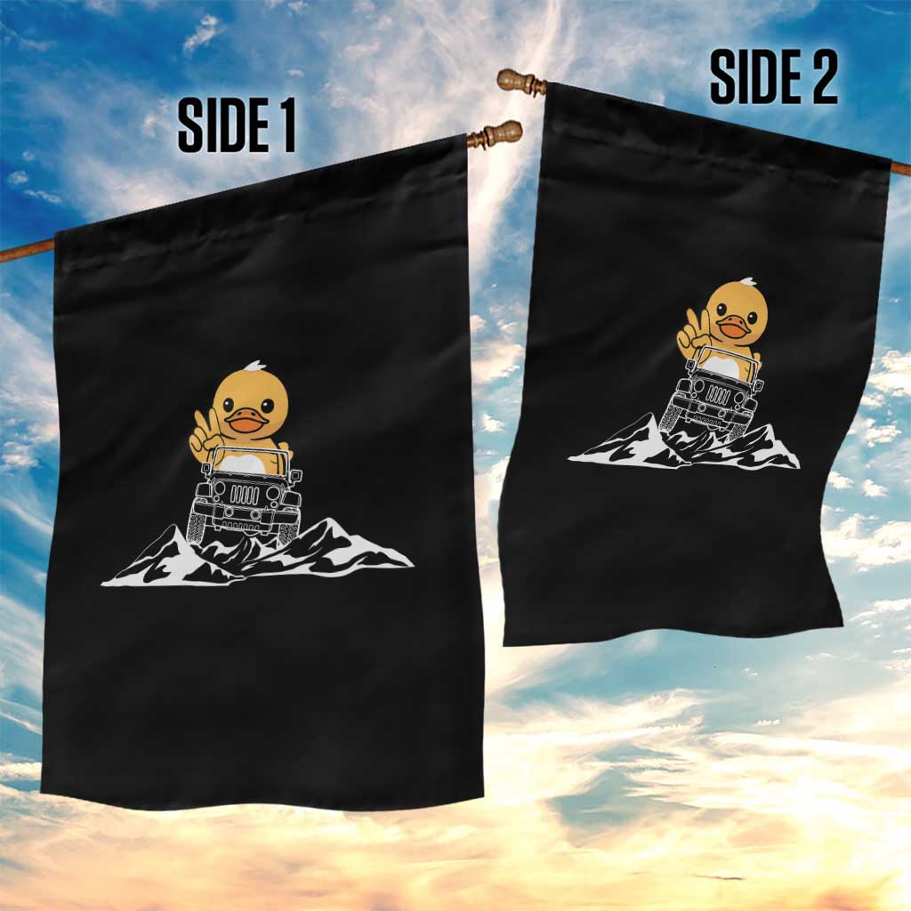 Duck Offroad Car Garden Flag Funny Off Roading ATV Off Road TS10 Print Your Wear