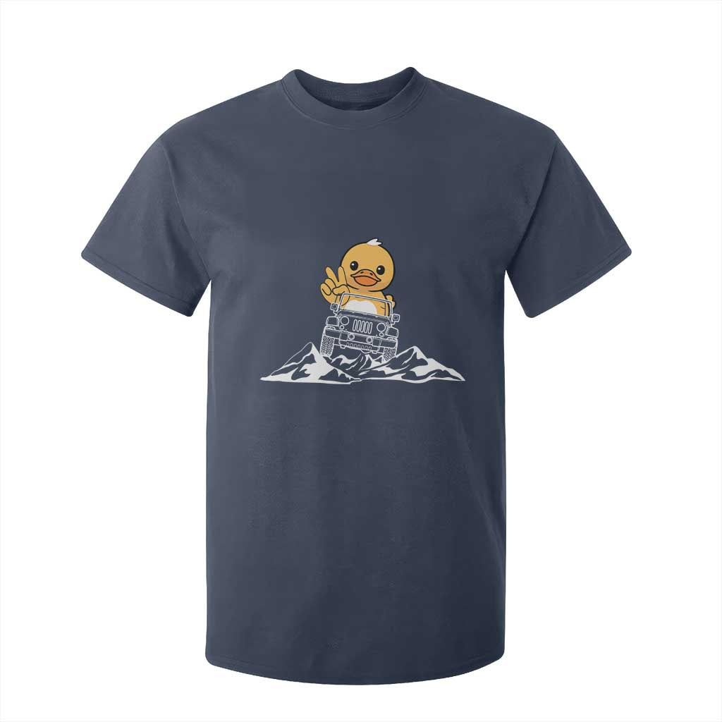 Duck Offroad Car T Shirt For Kid Funny Off Roading ATV Off Road TS10 Navy Print Your Wear