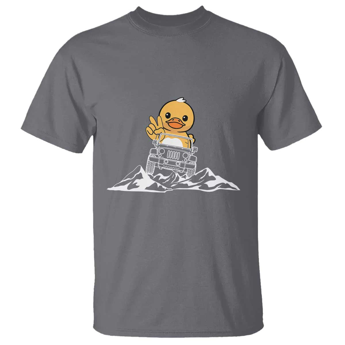 Duck Offroad Car T Shirt Funny Off Roading ATV Off Road TS10 Charcoal Print Your Wear
