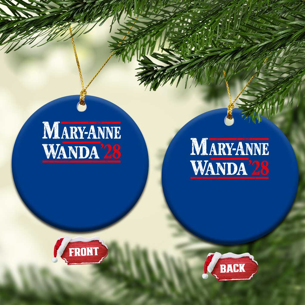 Mary-Anne Wanda 2028 Ceramic Ornament Retro Country Music Fan Humor