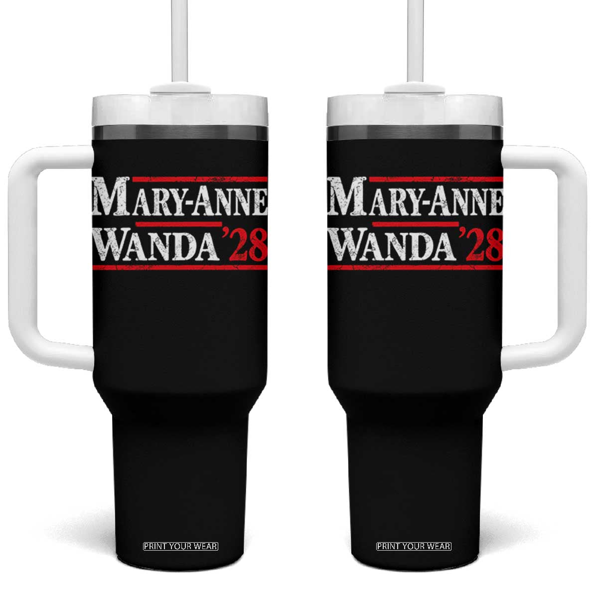 Mary-Anne Wanda 2028 Tumbler With Handle Retro Country Music Fan Humor