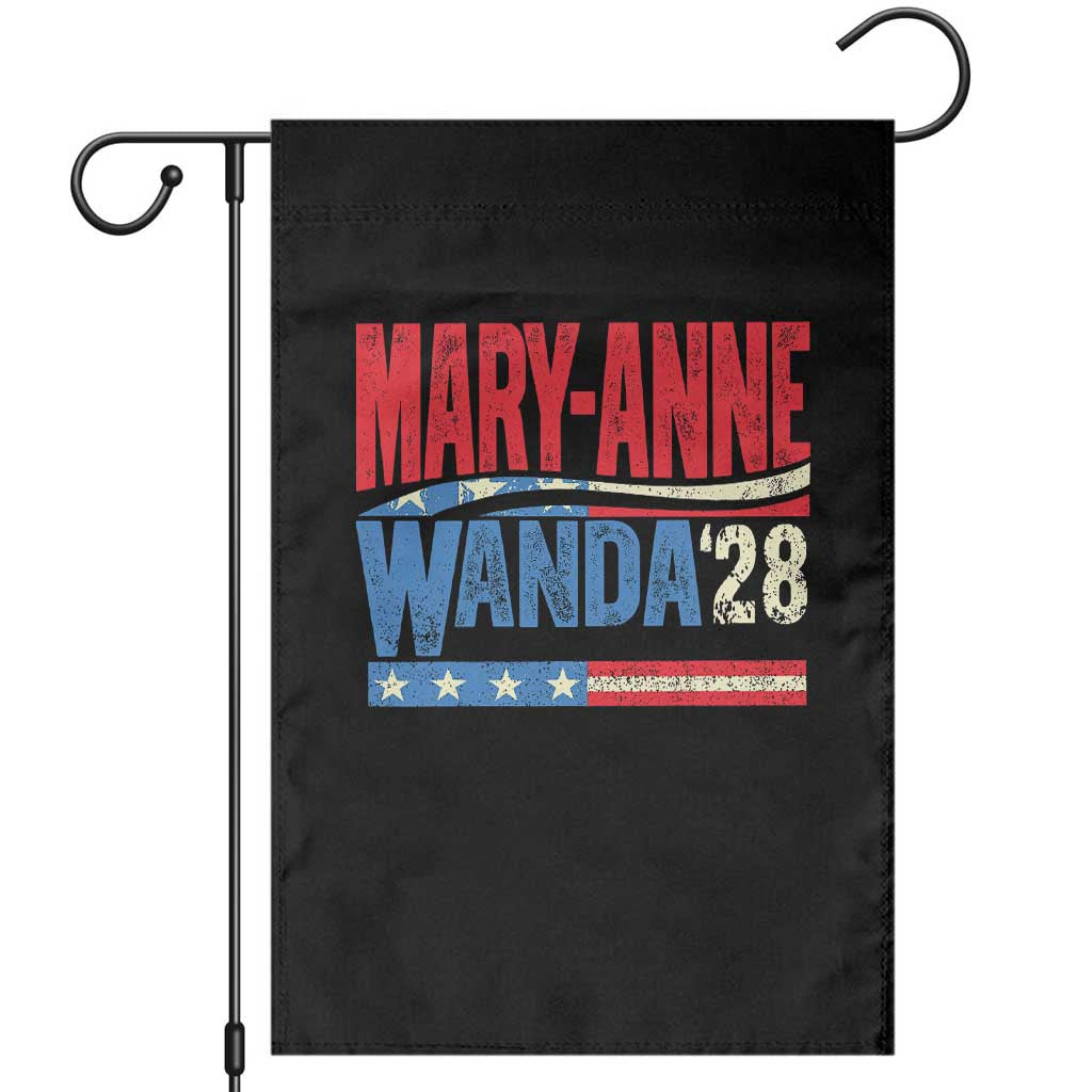 Mary-Anne Wanda 2028 Garden Flag Retro Country Music Fan Vintage American Flag