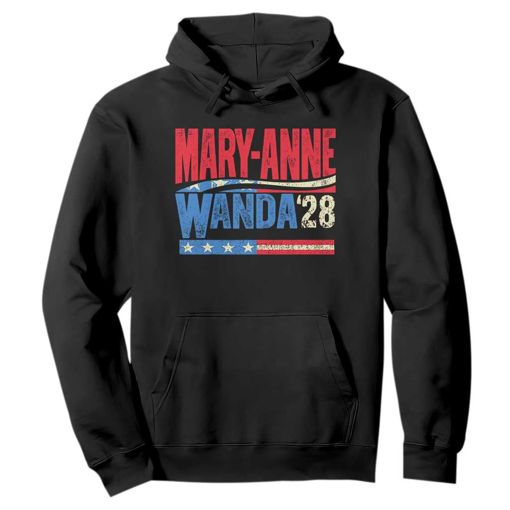 Mary-Anne Wanda 2028 Hoodie Retro Country Music Fan Vintage American Flag