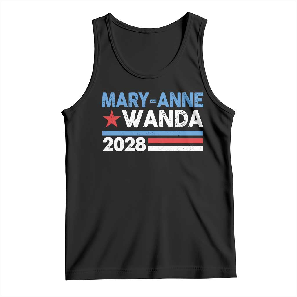 Mary-Anne Wanda 2028 Campaign Tank Top Retro 90s Country Music Fan Graphic