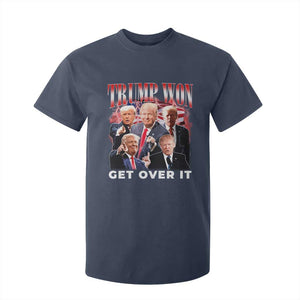 Trump Won 2024 T Shirt For Kid Get Over It 45 47 President TS10 Navy Print Your Wear