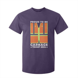 Donald Trump 2024 T Shirt For Kid Proud To Be Garbage TS10 Purple Print Your Wear