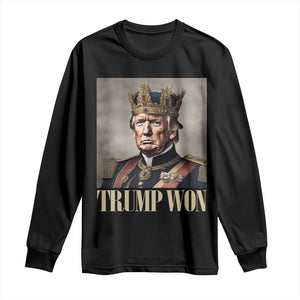 Trump Take America Back Long Sleeve Shirt King Trump Won Get Over It 2024 TS10 Black Print Your Wear